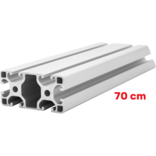 Profil aluminiowy konstrukcyjny 40x80 [8] R 70cm