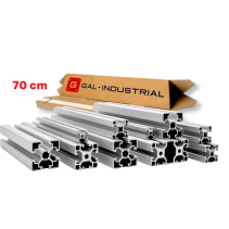 Profil aluminiowy konstrukcyjny 40x80 [8] R 70cm