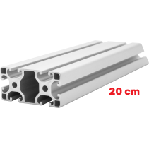 Profil aluminiowy konstrukcyjny 40x80 [8] R 20cm