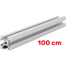 Profil aluminiowy konstrukcyjny 20x20 [5] R 100cm