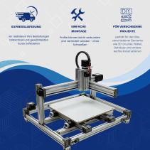 Profil konstrukcyjny aluminiowy 30x30 [8] R 160cm
