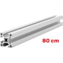 Profil aluminiowy konstrukcyjny 30x30 [8] R 80cm