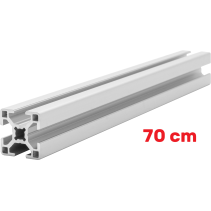 Profil aluminiowy konstrukcyjny 30x30 [8] R 70cm