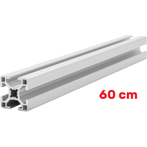 Profil aluminiowy konstrukcyjny 30x30 [8] R 60cm