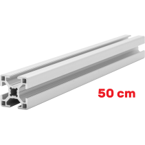 Profil aluminiowy konstrukcyjny 30x30 [8] R 50cm