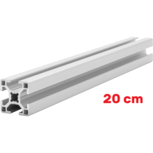 Profil aluminiowy konstrukcyjny 30x30 [8] R 20cm