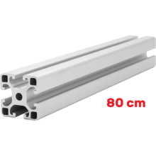 Profil aluminiowy konstrukcyjny 40x40 [8] R 80cm