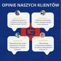 Rura prostokątna aluminiowa 40x20x2mm