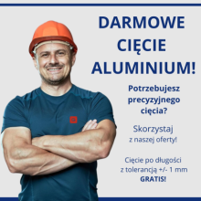 Rura aluminiowa prostokątna 50x30x3mm