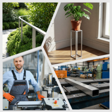 Rura prostokątna aluminiowa 60x20x2mm