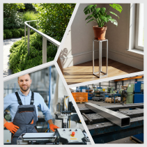 Aluminiowa rura prostokątna 80x20x1,2mm