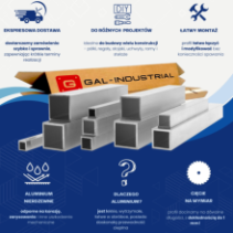 Rura aluminiowa kwadratowa 20x20x3mm