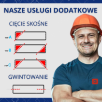 Profil konstrukcyjny aluminiowy 40x40 [8] R  360cm