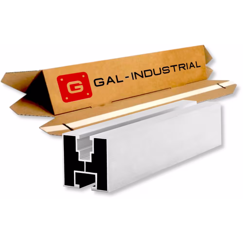 Profil aluminiowy fotowoltaika 40x40 Typu S 370cm