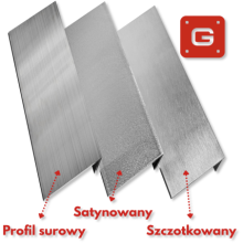 Kątownik Aluminiowy 20x20x3mm SATYNOWANY