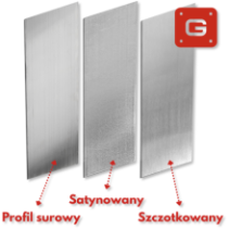 Płaskownik Aluminiowy 40x5mm SATYNOWANY