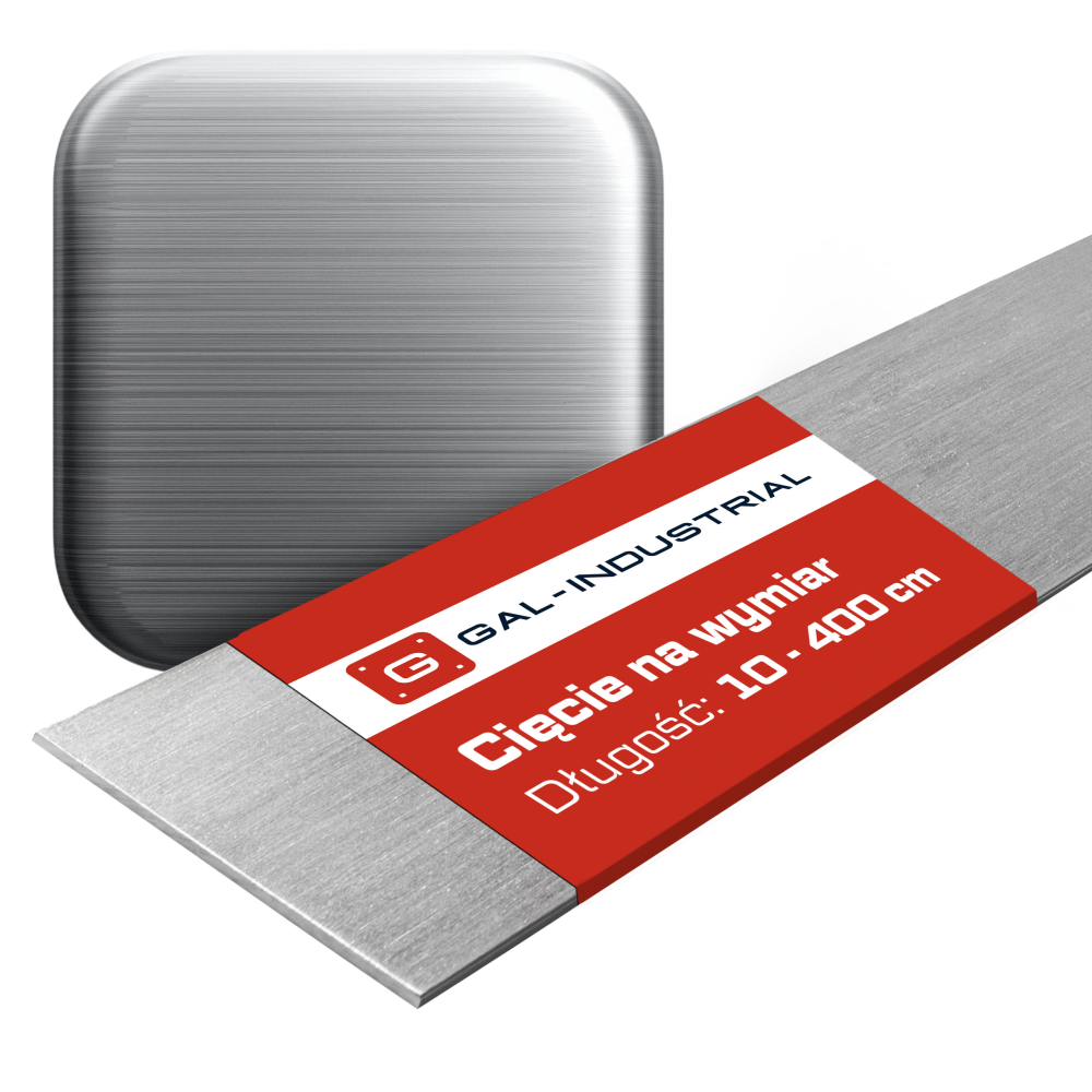 Płaskownik Aluminiowy 40x3mm SZCZOTKOWANY